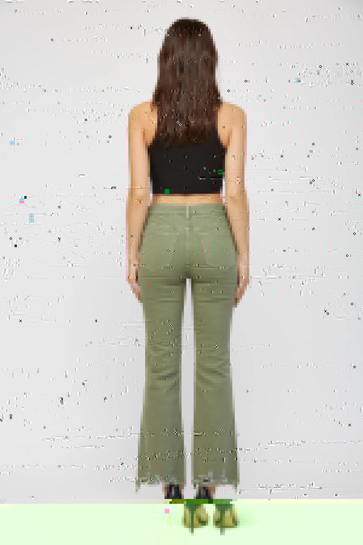 The Andy High Rise Flare Crop